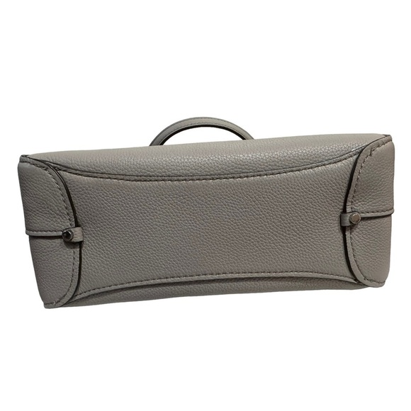 - NWT Kate Spade Soft Taupe Grey Pebbled Leather Triple Compartment Talia Satcel - Picture 11 of 13